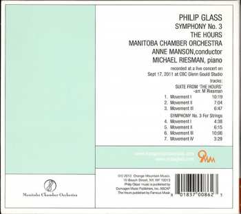 CD Philip Glass: Symphony No.3, The Hours