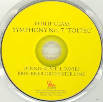 CD Philip Glass: Symphony No.7 "Toltec"