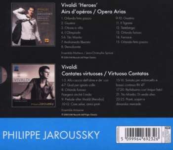 2CD/Set di cofanetti Philippe Jaroussky: Vivaldi Heroes - Opera Arias / Vivaldi Virtuoso Cantatas LTD
