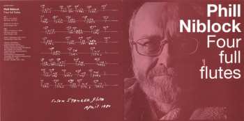 2LP/Set di cofanetti Phill Niblock: Four Full Flutes LTD