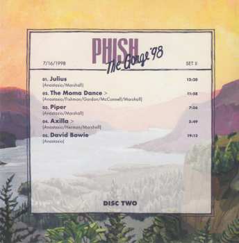 5CD/Set di cofanetti Phish: The Gorge '98 LTD