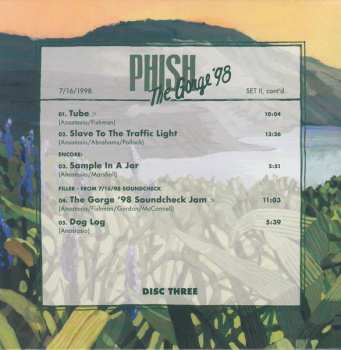 5CD/Set di cofanetti Phish: The Gorge '98 LTD