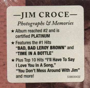 CD Jim Croce: Photographs & Memories (His Greatest Hits)