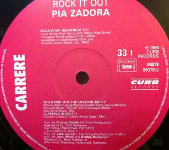 LP Pia Zadora: Rock It Out