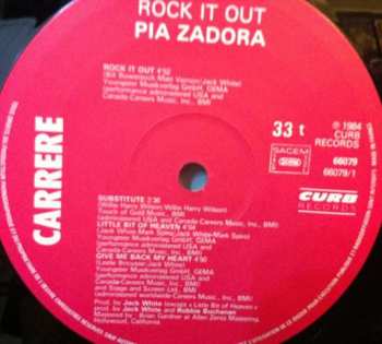 LP Pia Zadora: Rock It Out