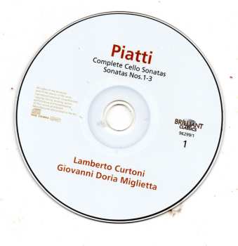 2CD Carlo Alfredo Piatti: Complete Cello Sonatas