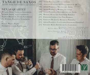 CD Astor Piazzolla:  Tango De Saxos - Music For Saxophone Quartet
