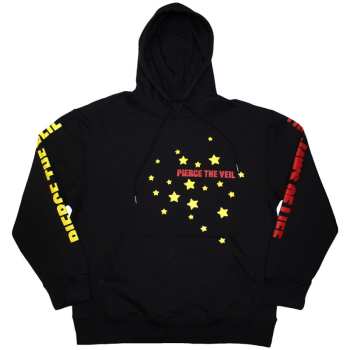 Merce Pierce The Veil: Pierce The Veil Unisex Pullover Hoodie: Jaws Of Life (black) (sleeve Print) (small) S