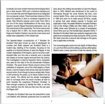 CD Piero Piccioni: 7 Cadaveri Per Scotland Yard (Complete Original Motion Picture Soundtrack) LTD