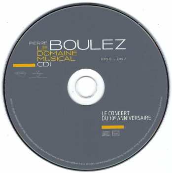 10CD/Set di cofanetti Pierre Boulez: Le Domaine Musical - 1956...1967 LTD