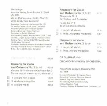 8CD/Set di cofanetti Béla Bartók: Pierre Boulez Conducts Bartók
