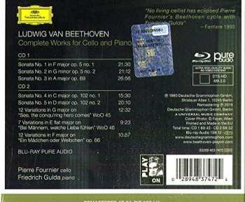 2CD/Blu-ray Ludwig van Beethoven: Complete Works For Cello And Piano DLX