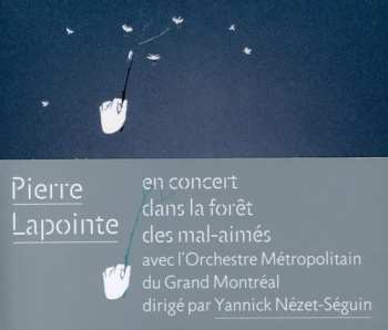 CD Pierre Lapointe: Live Avc L'orchestre Metropolitain