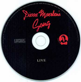 CD Pierre Moerlen's Gong: Live