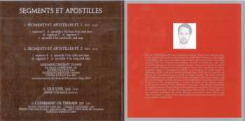 CD Pierre-Yves Macé: Segments Et Apostilles