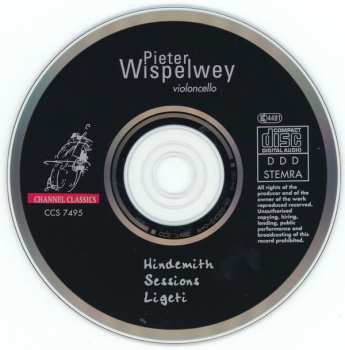 CD Pieter Wispelwey: Hindemith - Sessions - Ligeti