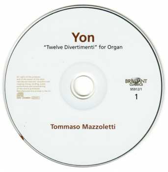 3CD Pietro Alessandro Yon: Complete Organ Music: Volume 1