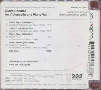 SACD Doris Hochscheid: Dutch Cello Sonatas Vol. 1