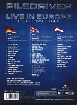3CD/DVD/Set di cofanetti/Blu-ray Piledriver: Live In Europe - The ROCKWALL-Tour