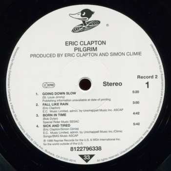 2LP Eric Clapton: Pilgrim LTD
