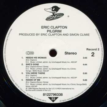 2LP Eric Clapton: Pilgrim LTD