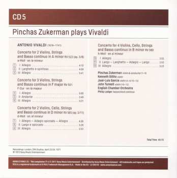 6CD/Set di cofanetti Antonio Vivaldi: Pinchas Zukerman Plays Vivaldi