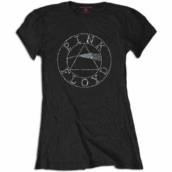 Merch Pink Floyd: Donne Maglietta Circle Logo Pink Floyd 