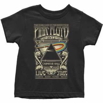 Merch Pink Floyd: Per bambini Toddler Maglietta Carnegie Hall Poster 