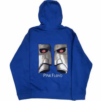 Merce Pink Floyd: Mikina Se Zipem Metal Heads Close Up  S