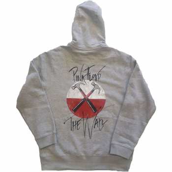 Merce Pink Floyd: Mikina Se Zipem The Wall Faded Hammers Logo Pink Floyd S