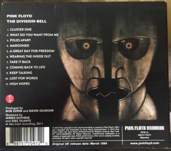 CD Pink Floyd: The Division Bell DIGI