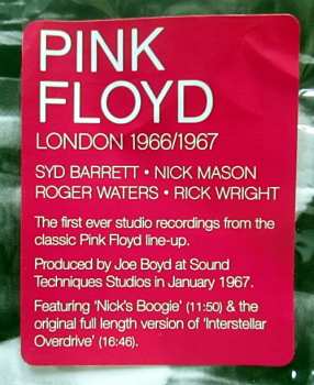 LP Pink Floyd: London 1966/1967 CLR