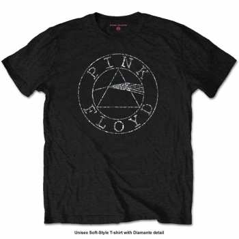 Merce Pink Floyd: Tričko Circle Logo Pink Floyd  S