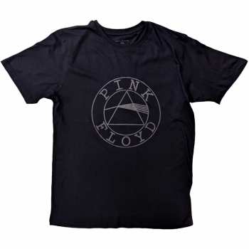 Merce Pink Floyd: Pink Floyd Unisex T-shirt: Circle Logo (hi-build) (small) S