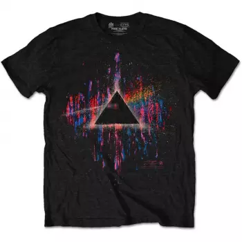 Maglietta Dark Side Of The Moon Pink Splatter 