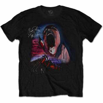 Merce Pink Floyd: Tričko The Wall Scream & Hammers  S