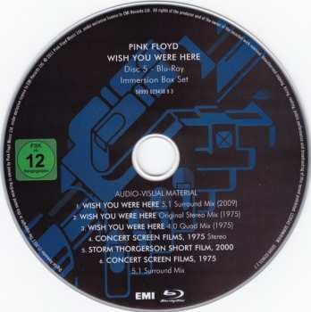 2CD/2DVD/Set di cofanetti/Blu-ray Pink Floyd: Wish You Were Here - Immersion Box Set LTD