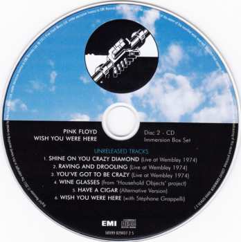 2CD/2DVD/Set di cofanetti/Blu-ray Pink Floyd: Wish You Were Here - Immersion Box Set LTD