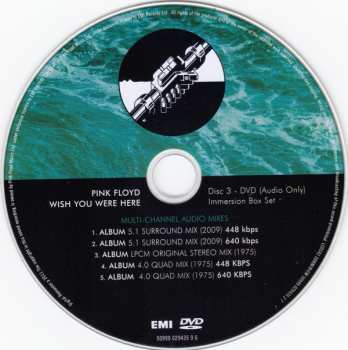 2CD/2DVD/Set di cofanetti/Blu-ray Pink Floyd: Wish You Were Here - Immersion Box Set LTD
