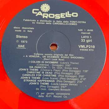 LP Pino Donaggio: A Venezia... Un Dicembre Rosso Shocking (Don't Look Now) LTD | CLR