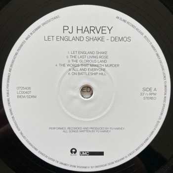 LP PJ Harvey: Let England Shake - Demos