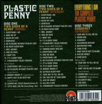 3CD/Set di cofanetti Plastic Penny: Everything I Am: The Complete Plastic Penny