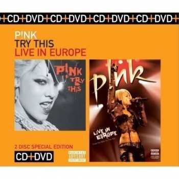 CD/DVD/Set di cofanetti P!NK: Try This / Live In Europe