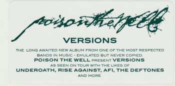 CD Poison The Well: Versions