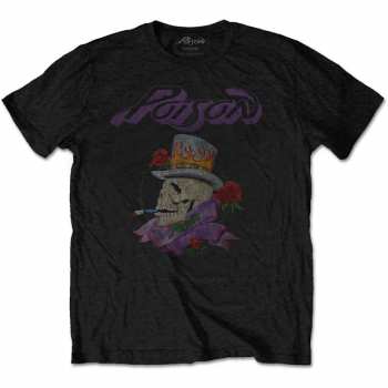 Merch Poison: Maglietta Smoking Skull 