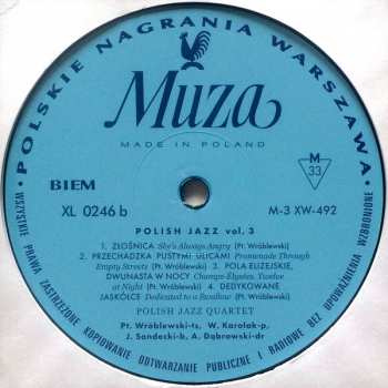 LP Polish Jazz Quartet: Polish Jazz Quartet