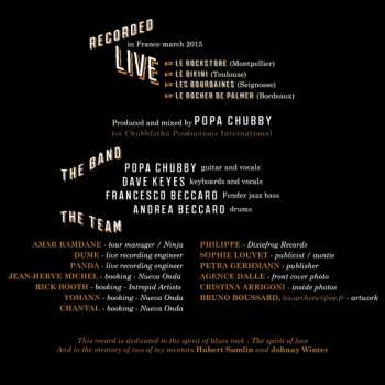2CD Popa Chubby: Big, Bad And Beautiful - Live