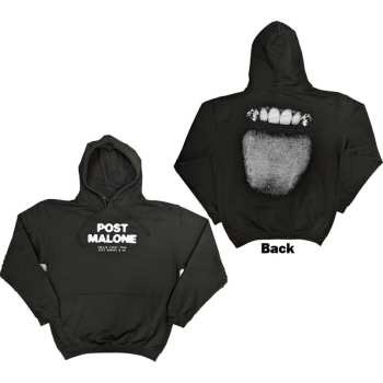 Merce Post Malone: Post Malone Unisex Pullover Hoodie: Fangs 2023 Tour Dates (back Print & Ex-tour) (medium) M