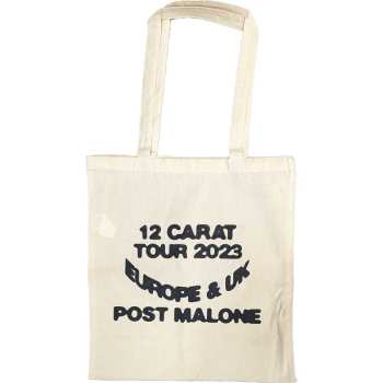Merce Post Malone: Post Malone Tote Bag: Spotlight 2023 Tour (back Print & Ex-tour)