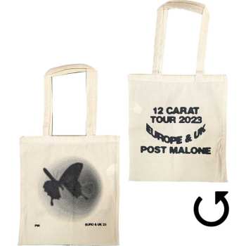 Merce Post Malone: Post Malone Tote Bag: Spotlight 2023 Tour (back Print & Ex-tour)